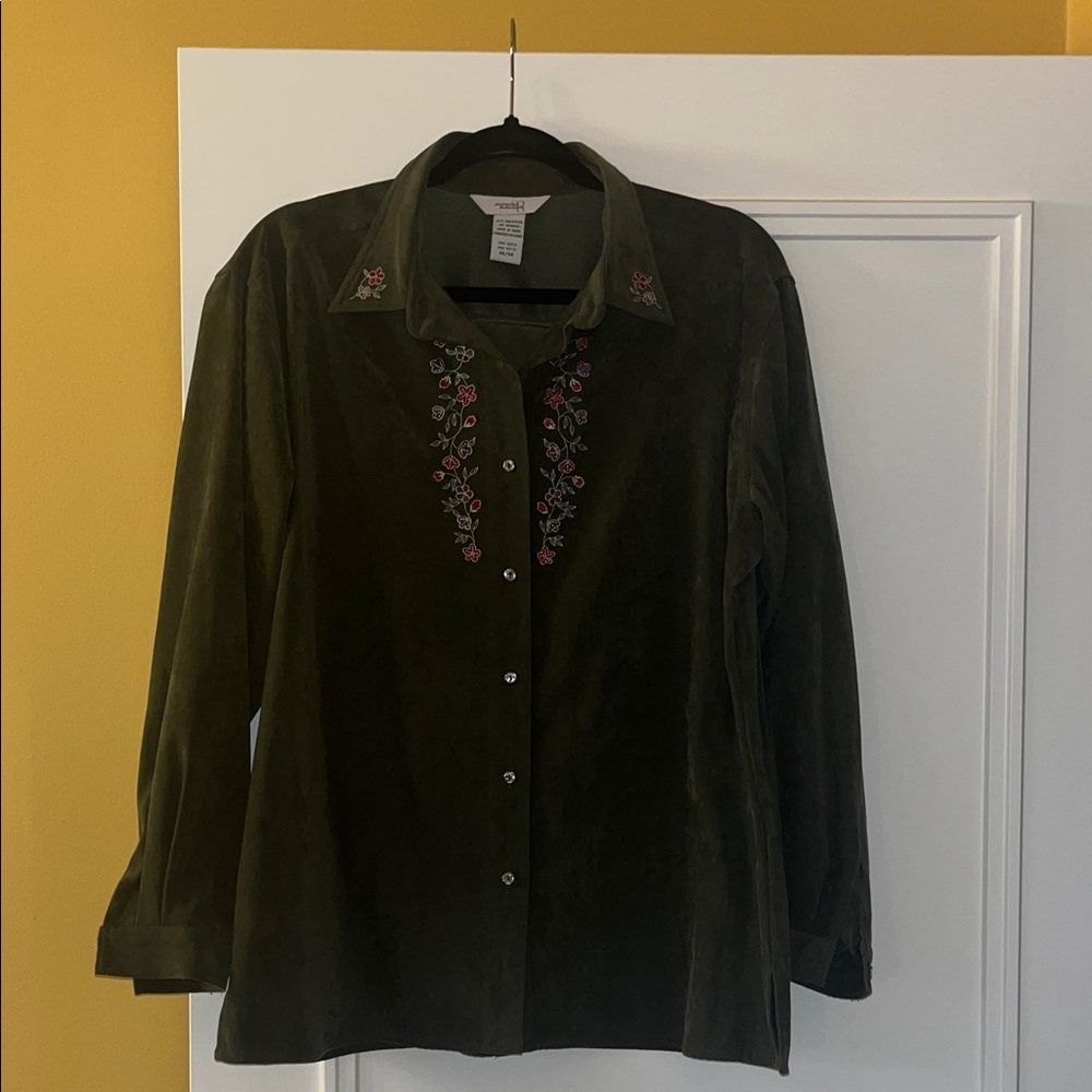 Northern Reflections Dark Green Shirt
